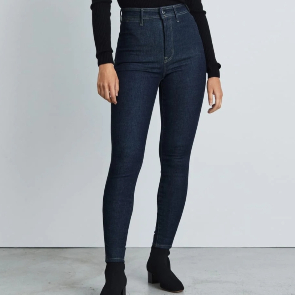 Everlane Way-High Clean Front Skinny Jeans